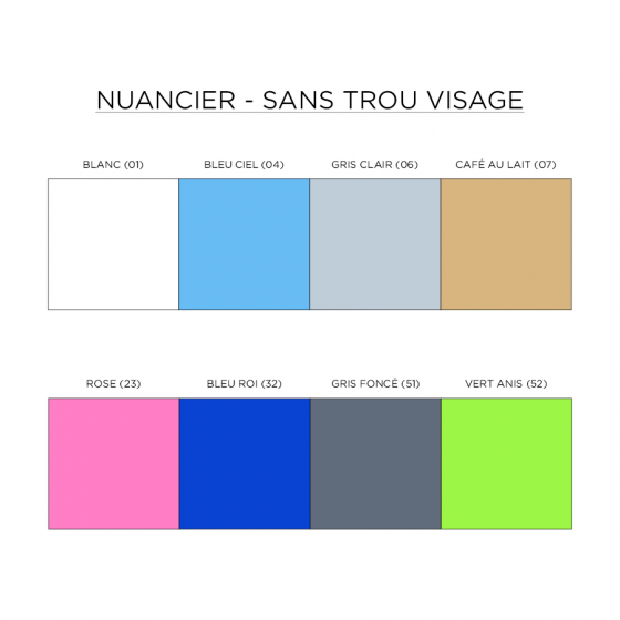 Drap housse en éponge pour table sans ouverture faciale Drap housse en éponge pour table sans ouverture faciale