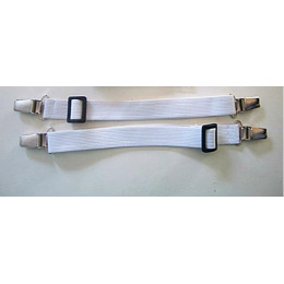 Bretelles élastiques pour drap housse (set de deux)