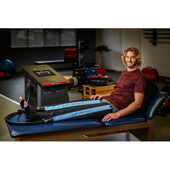 Traitement avec enveloppe de jambe entière pour GAME READY Traitement avec enveloppe de jambe entière pour GAME READY