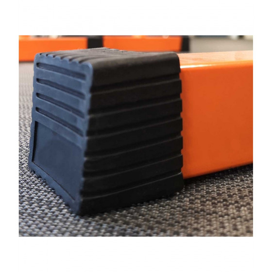 Mini barre parallèle orange hauteur 45 cm (la paire)