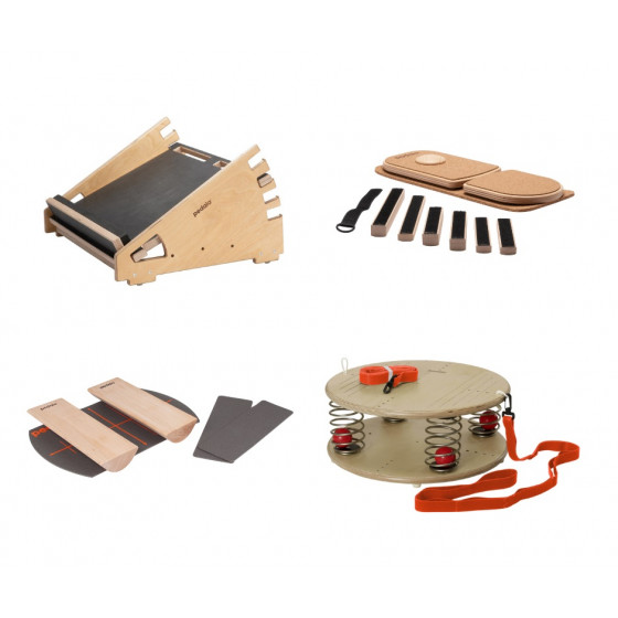 Kit de terapia para miembros inferiores de Pedalo® (Vestimed, Inclin board, Foot Board & Trainer)