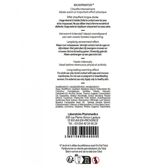 Crema Biosprinter - 250 ml - PhytoMédica