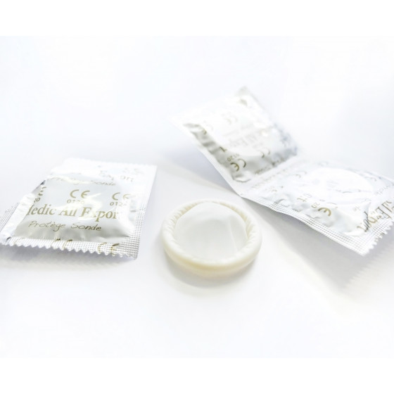 Protège sonde en latex – Boîte de 144 unités (diam 33 mm)